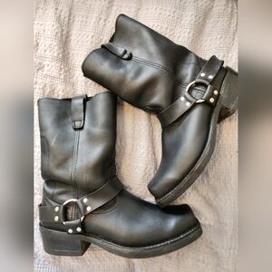 Durango Black Harness Boots Moto Riding Boots Men's 11 EE DB510